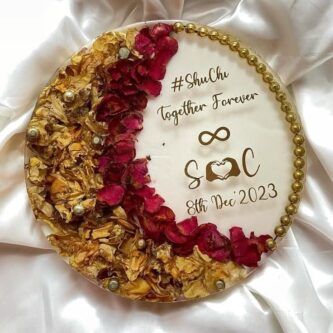 Personalized Wedding Keepsake Plate