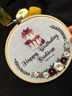 Embroidery- Hoop art 9