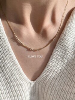 Morse Code jewelry 1