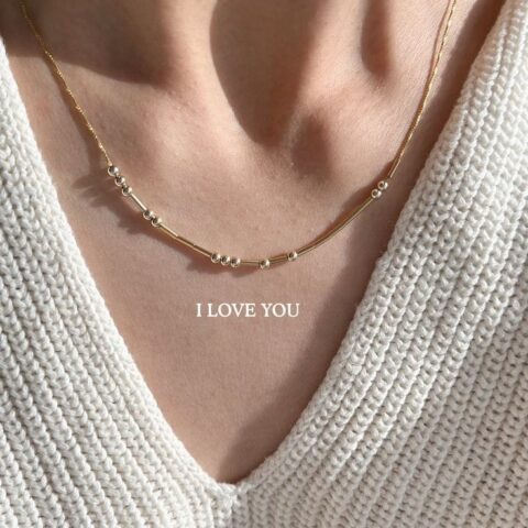 Morse Code jewelry 1